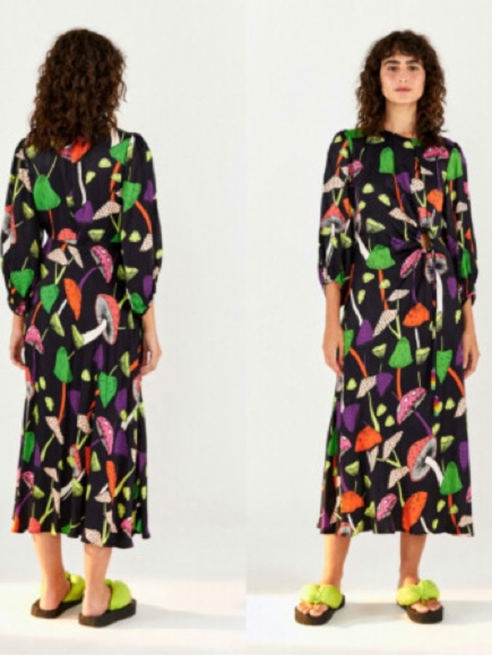 Farm Rio Mushroom Midi Dress